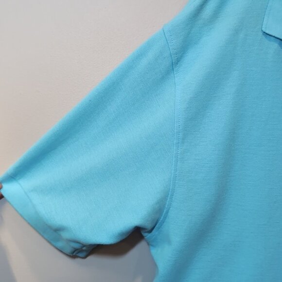 3/$20 Coal Harbour Aqua Polo Shirt Short Sleeve Golf Casual Top Mens Size Large - Picture 4 of 11